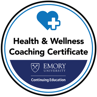 Emory University Health & Wellness Coaching Certificate badge